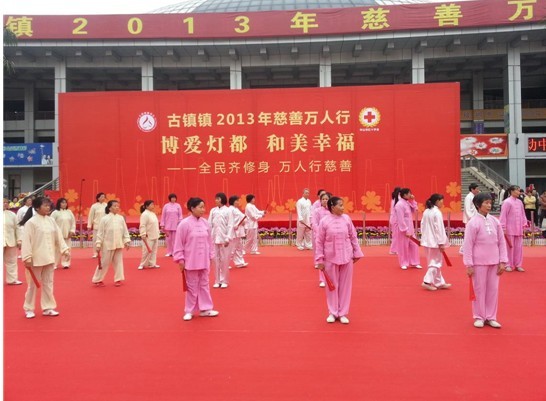我商会慷慨捐助、积极参加2013年古镇慈善万人行活动